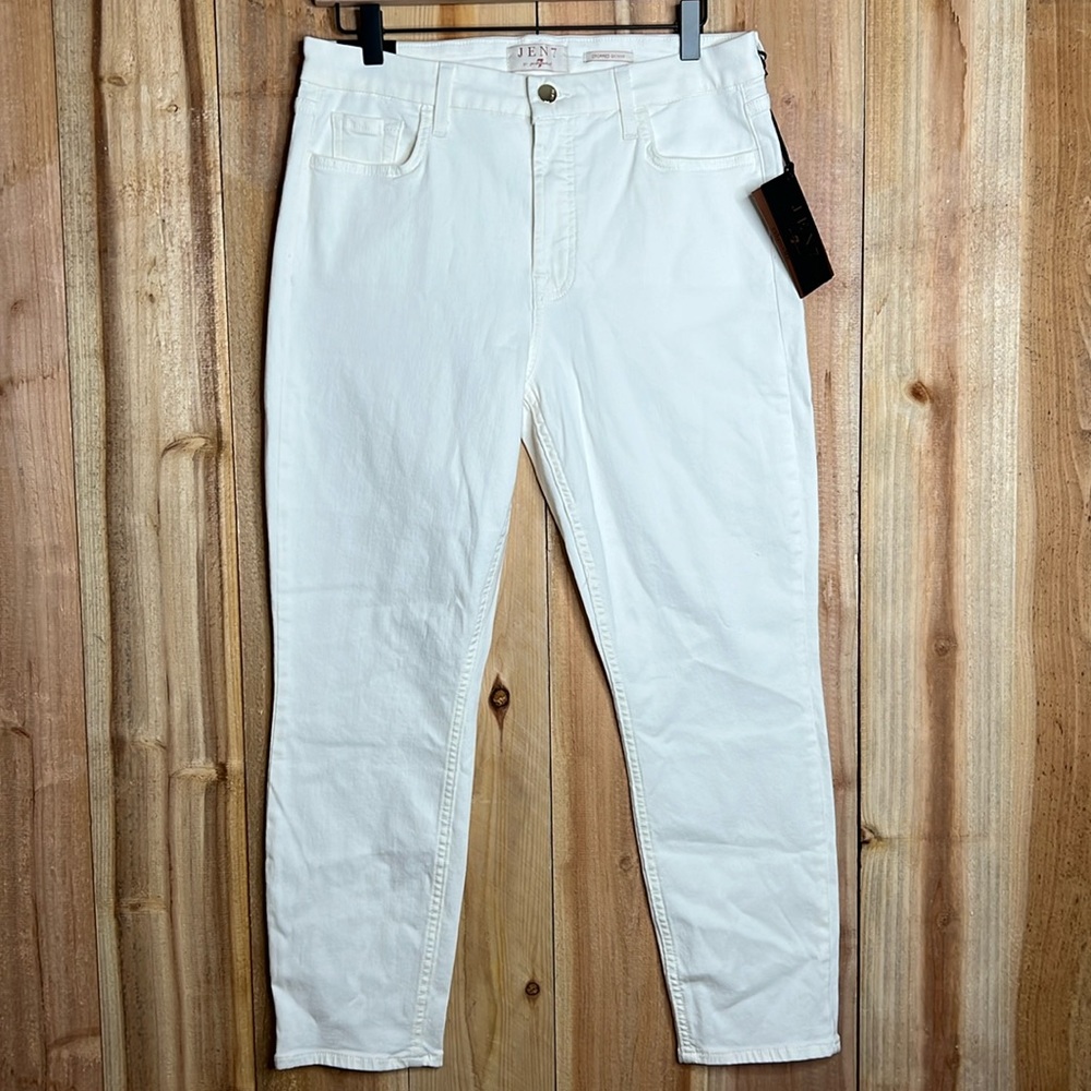 7 For All Mankind Womens Size 10 white